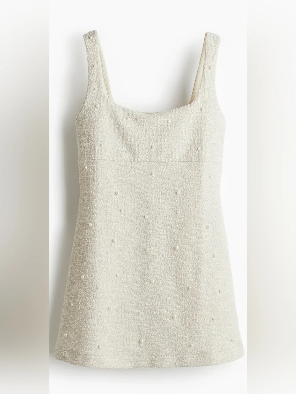Bead Studded Bouclé Dress - Picture 1 of 6